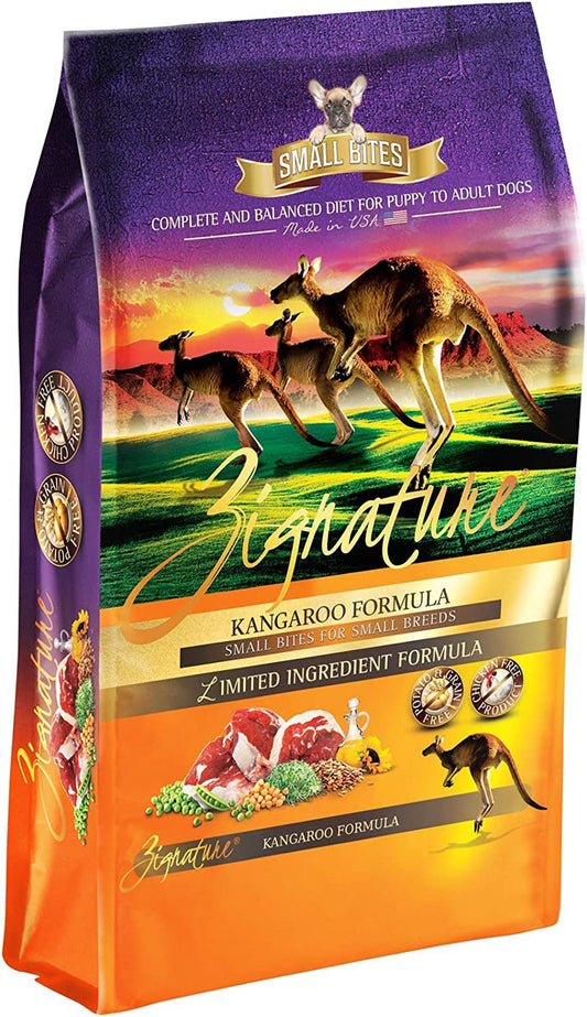 Zignature Dog 4Lb,  Small Bite Kangaroo